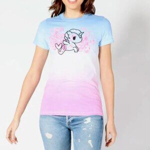 Tokidoki Super Jelly Mermicorno Jelly Star Pink Blue Ombre Shirt Tshirt Tee NWT